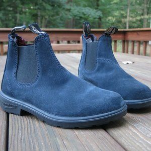 NEW Blundstone #1644 Indigo Blue Suede chelsea boots AU/UK 3 (US women's 6)